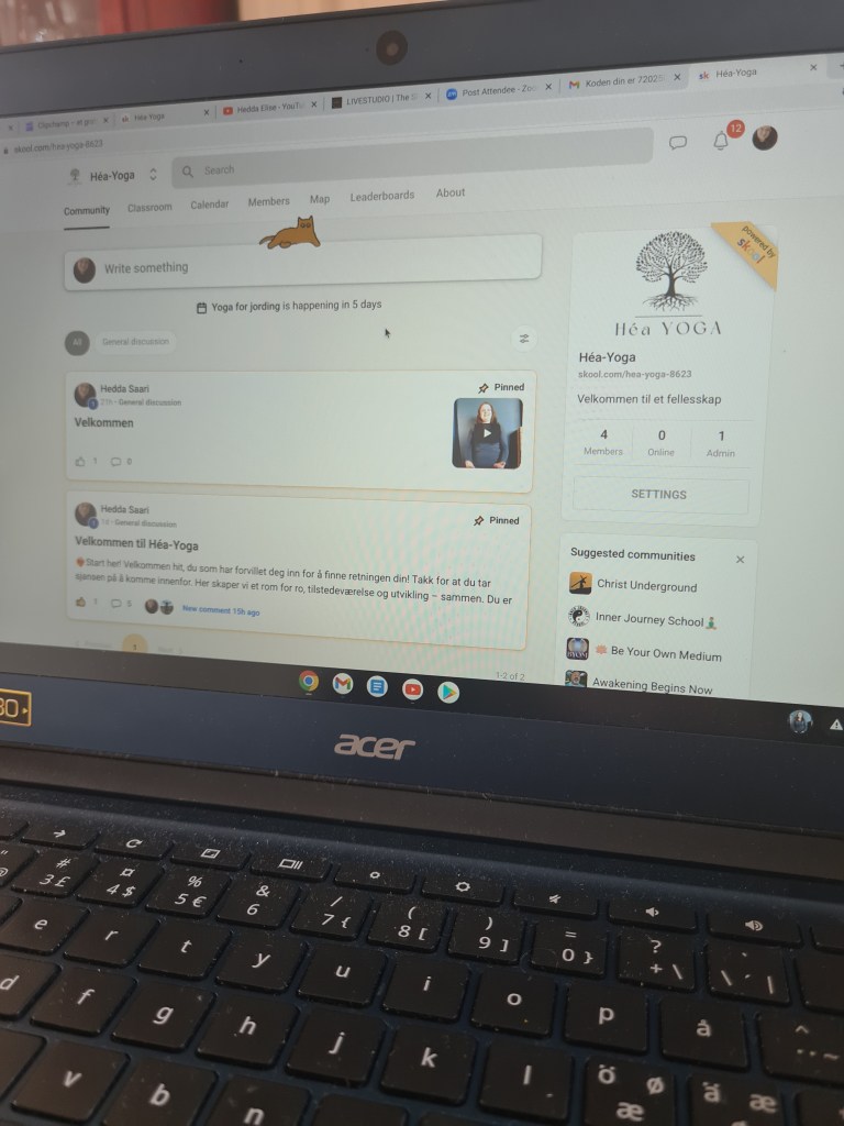 Velkommen til mitt&nbsp;nettfellesskap